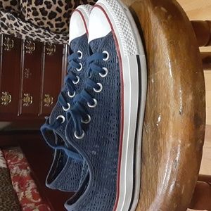 Navy Blue Converse